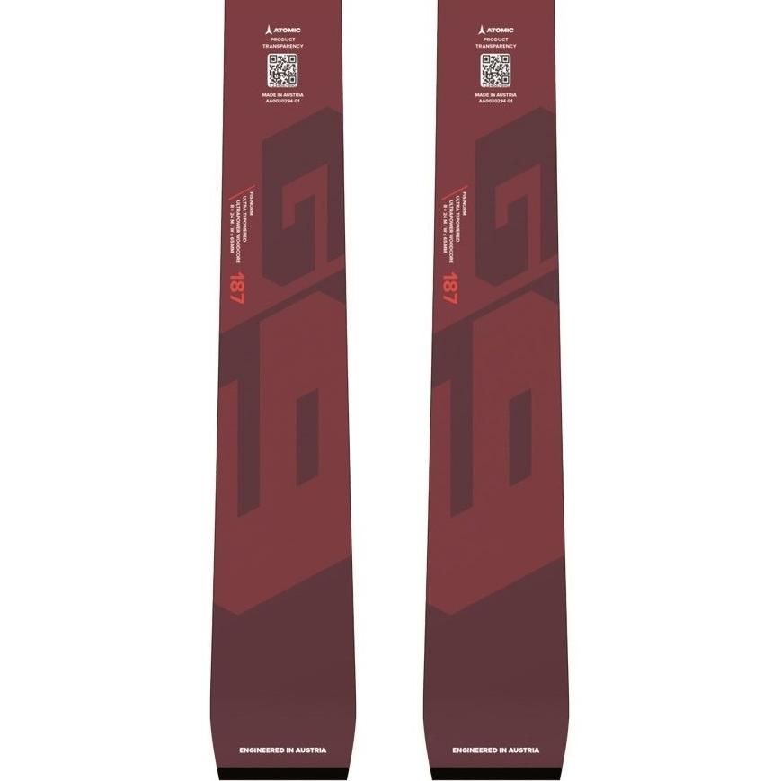 25 ATOMIC アトミック REDSTER G9 FIS REVOSHOCK 184-187 + 26 ICON RS