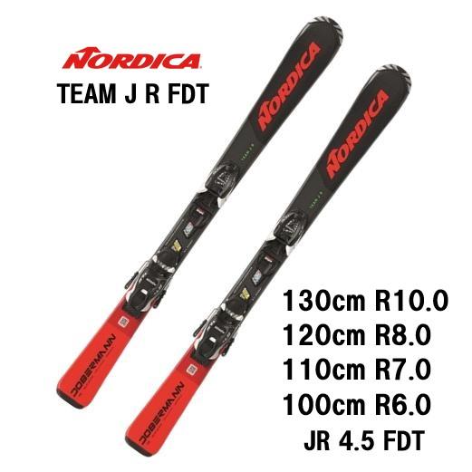 25 NORDICA ノルディカ TEAM J R FDT (100-140) + JR 4.5 FTD ジュニア