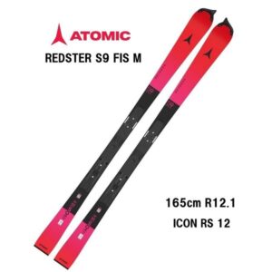 26 ATOMIC アトミック REDSTER S9 FIS M 165 + ICON RS 12 スキー板