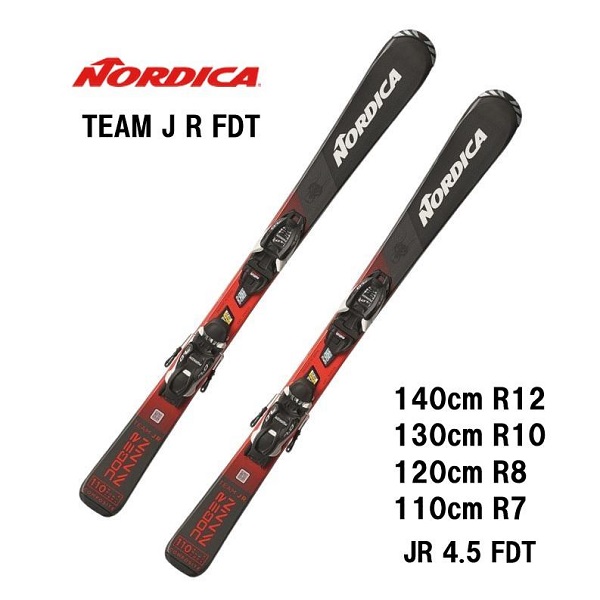 26 NORDICA ノルディカ TEAM J R FDT 100-140 + JR 4.5 FDT ジュニア