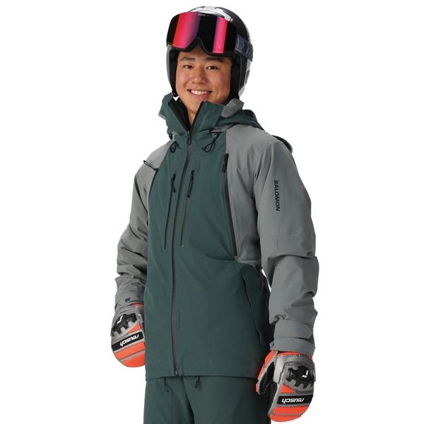 26 SALOMON サロモン SPECTRAL JACKET M LC2637200 GREEN GABLES