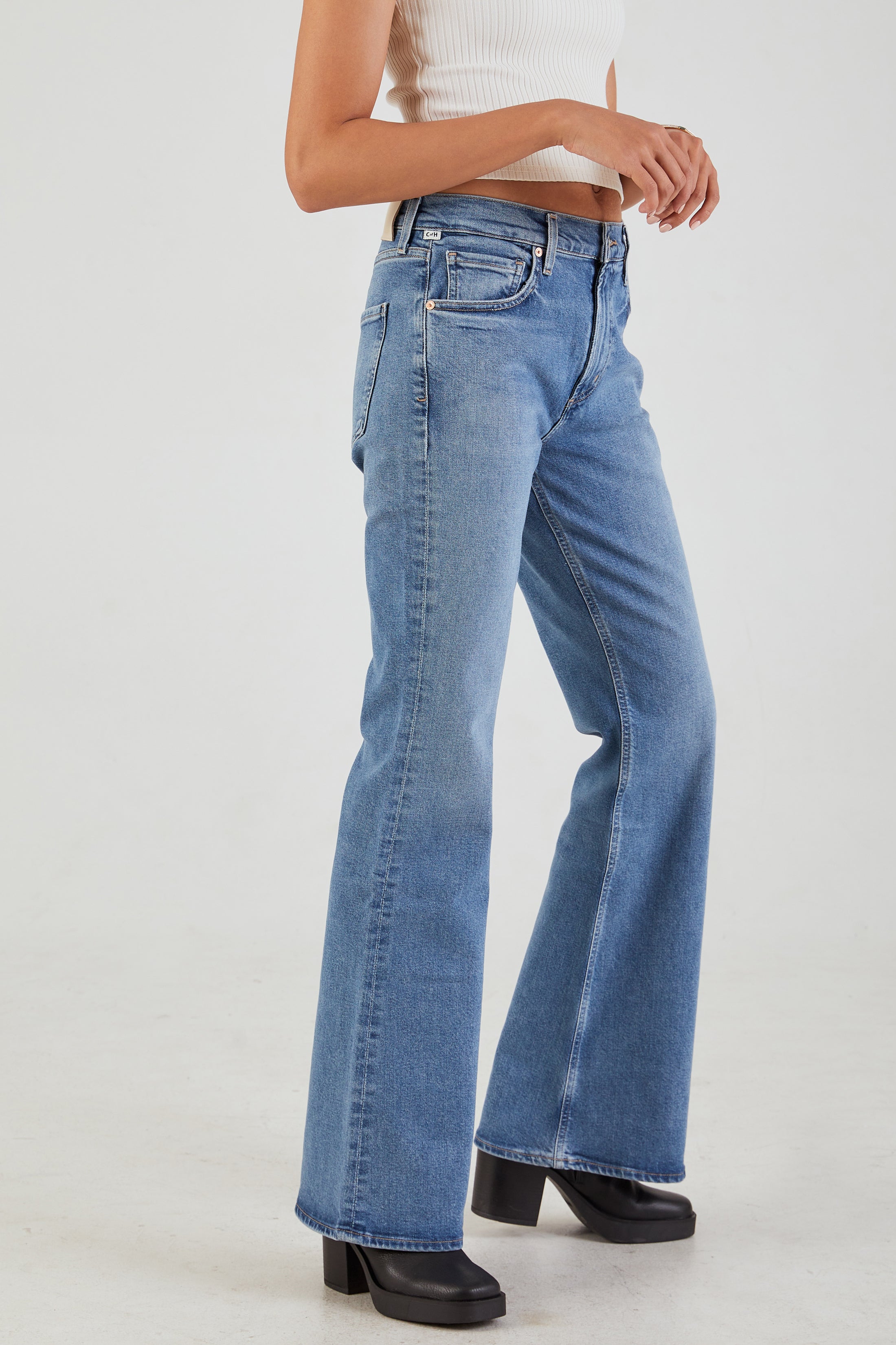 Citizens of Humanity Isola Flare Jean Pant | Blue | T. Boutique