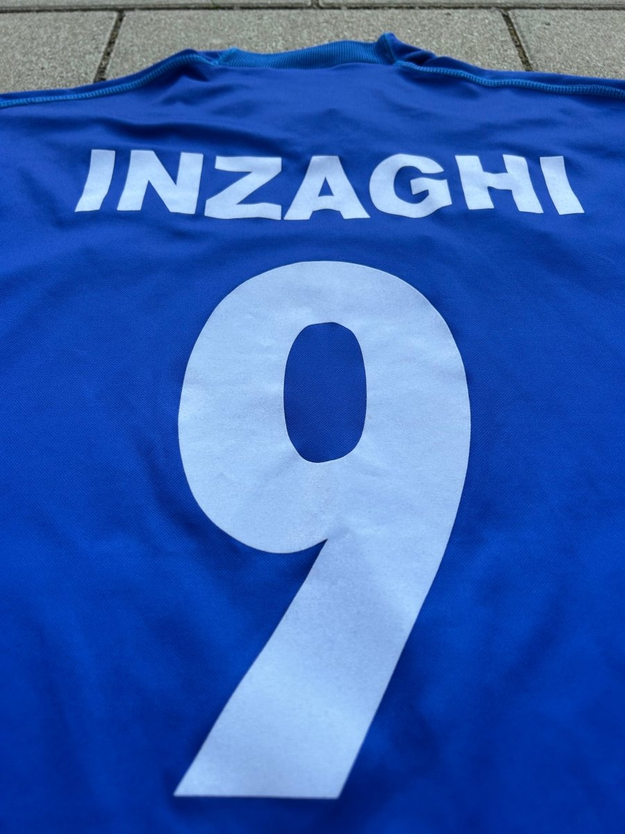 Italy 1998/99 Original Home Shirt Inzaghi #9 L/S – Size XL