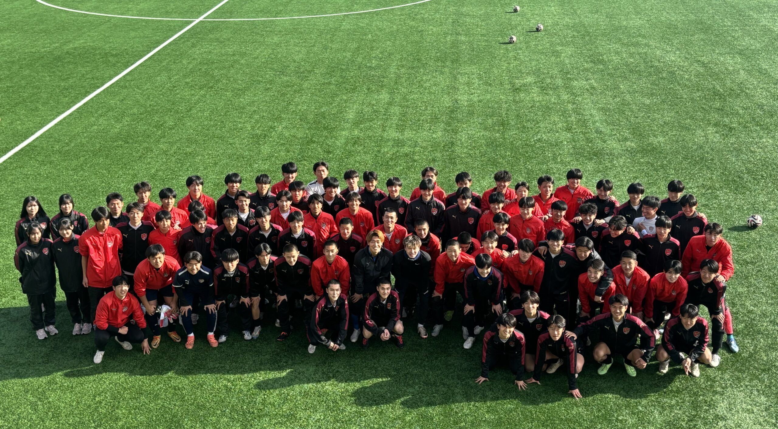 謹賀新年】尚志高校サッカー部OB染野選手、河村選手練習参加 - SHOSHI FC