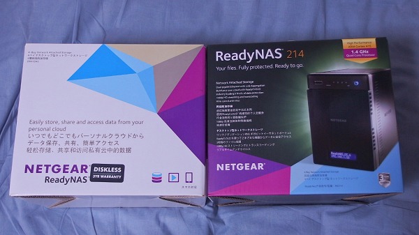 NETGEAR] ReadyNAS 214(RN214)を購入した件 [8TB×4台] | shattered