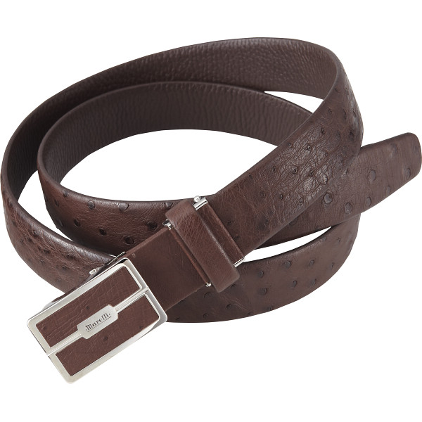 マレリー オーストリッチベルトダークブラウン | シャディギフトモール