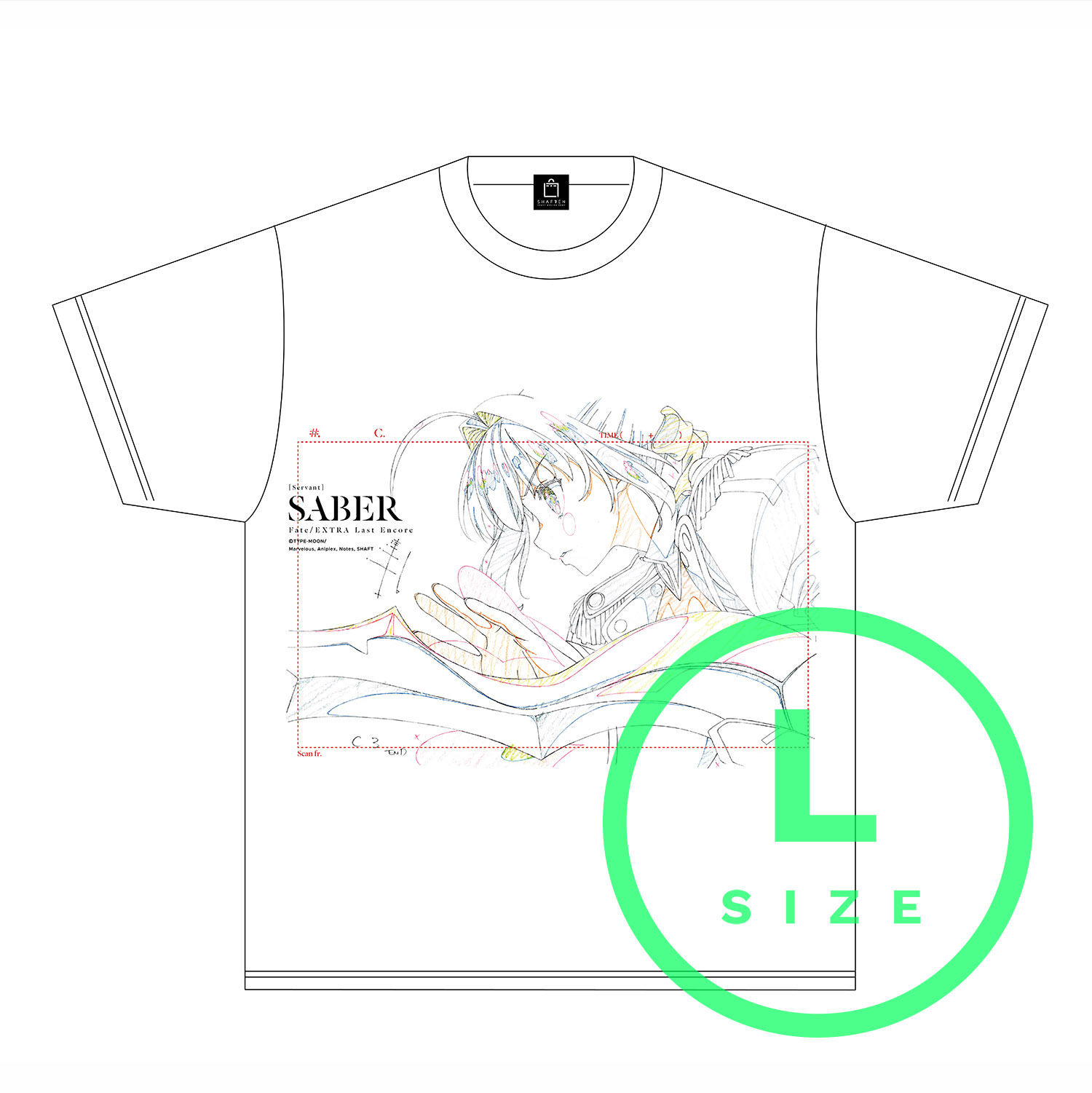 Fate/EXTRA Last Encore A Tシャツ Lサイズ | Fate EXTRA Last Encore