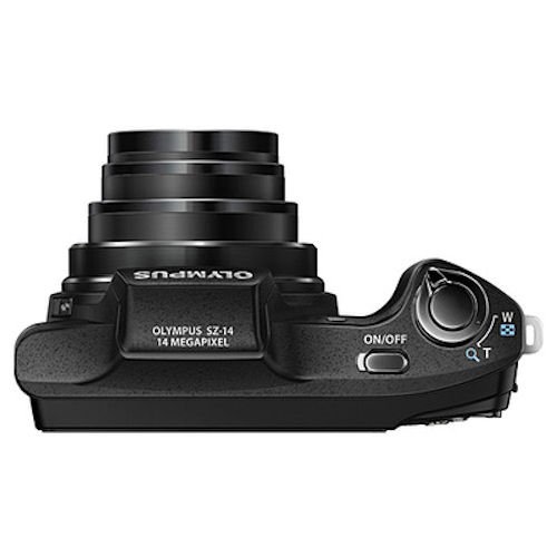 Olympus SZ-14 Digital Camera (Black) (14MP, 24x Optical Zoom, 3
