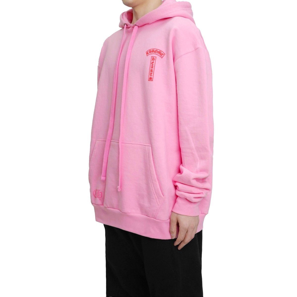 Chrome Hearts USA Script Logo Pink Pullover Hoodie - SRM – SHENGLI
