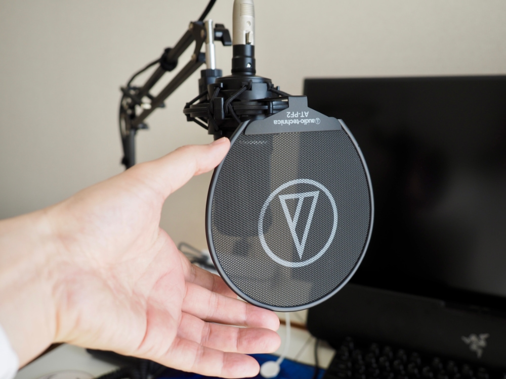 オーテクのマイクAT20シリーズ用ポップフィルター「AT8175」は