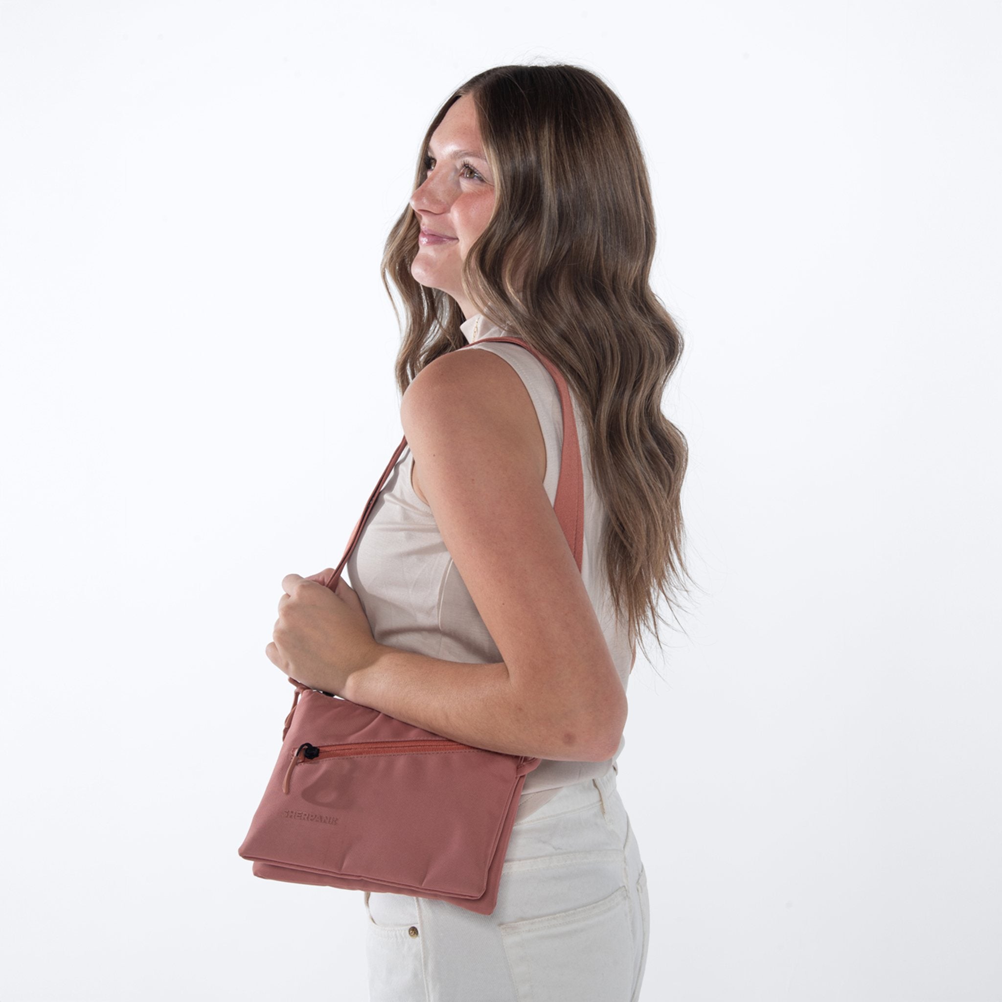 Zoom | Sleek Dual Pouch Crossbody Bag for Women | Sherpani