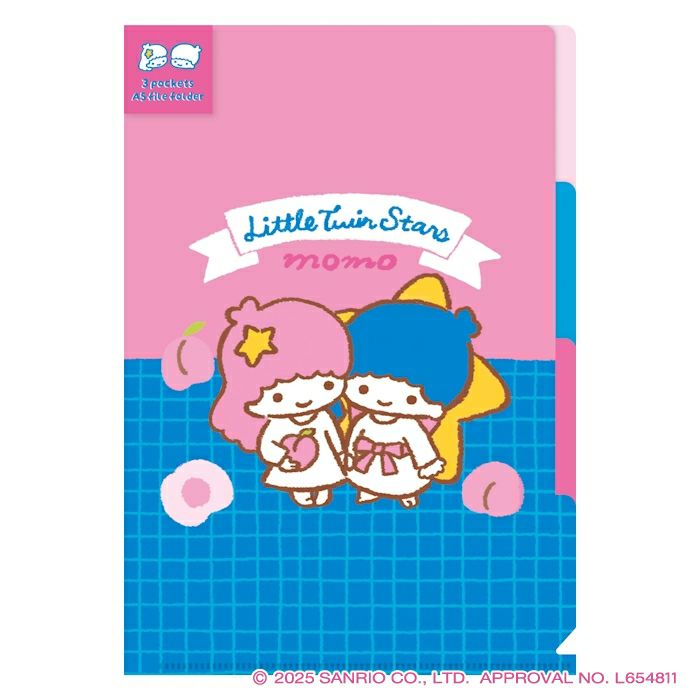 A5ｸﾘｱﾌｧｲﾙ(3PK)ﾘﾄﾙﾂｲﾝｽﾀｰｽﾞ ｻﾝﾘｵ | 古川紙工公式オンラインショップ