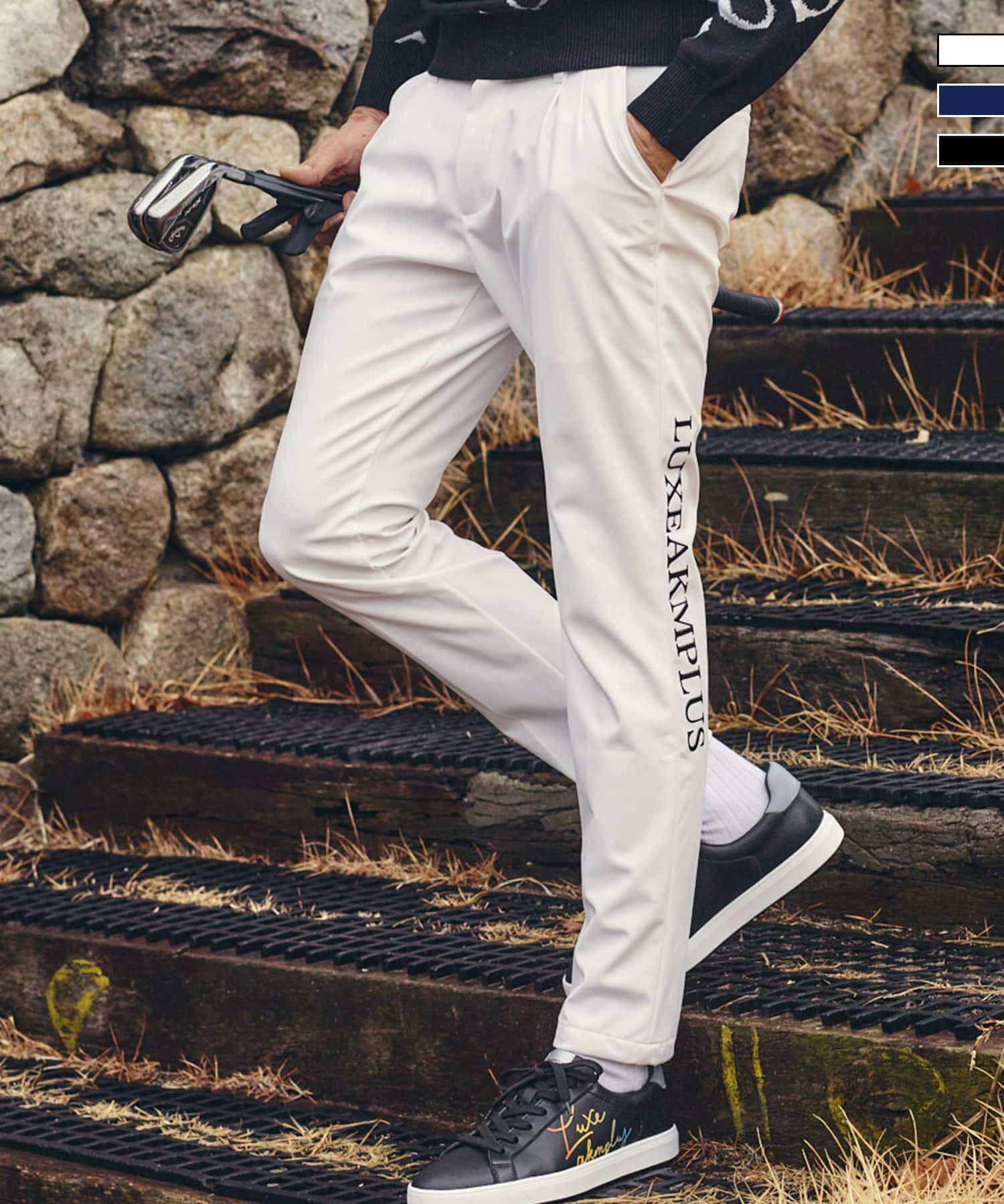 LUXEAKMPLUS(リュクスエイケイエムプラス)ゴルフ ビッグロゴ防風ロング