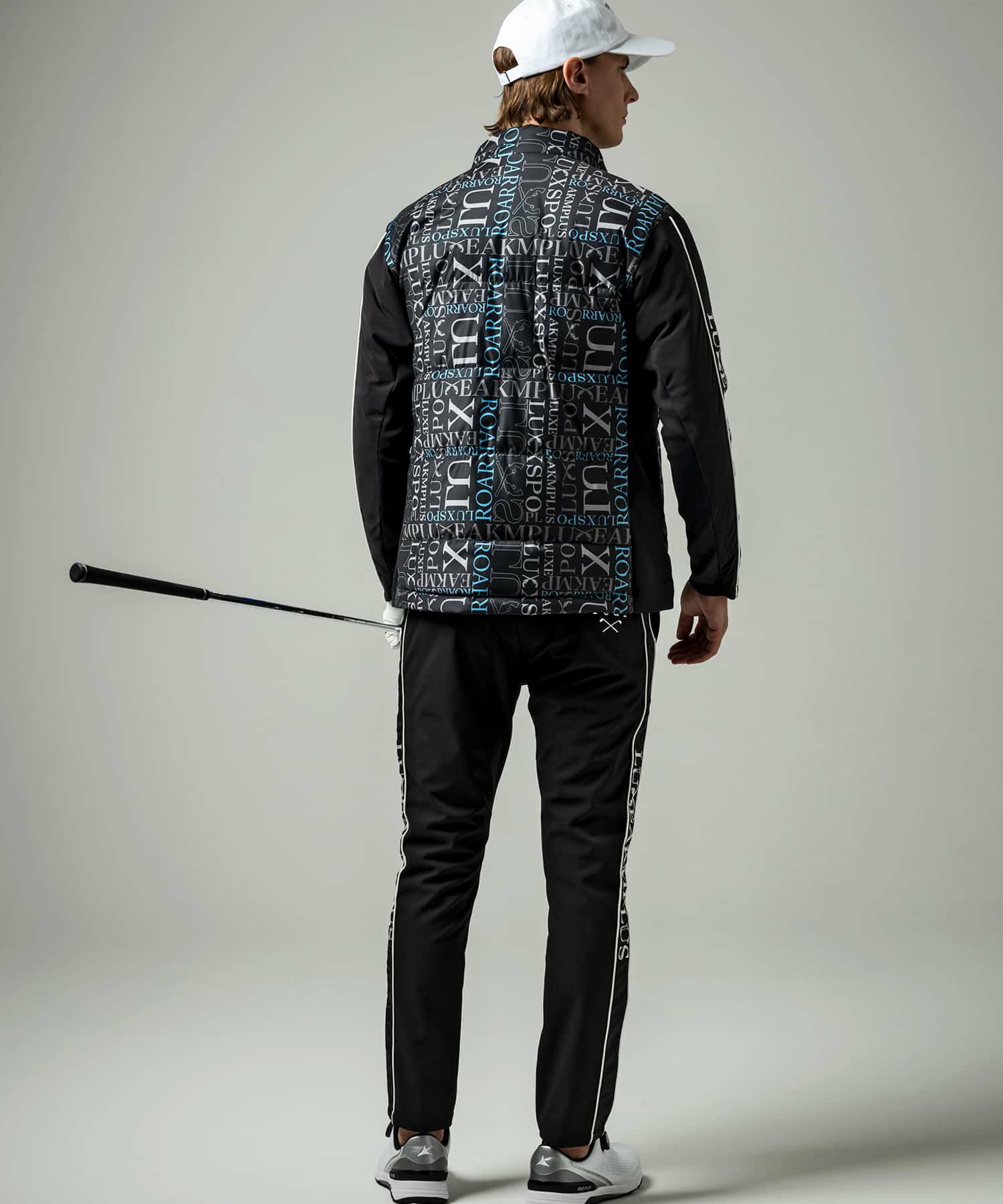 LUXEAKMPLUS×roar(リュクスエイケイエムプラス)ゴルフ 総柄ロゴ中綿