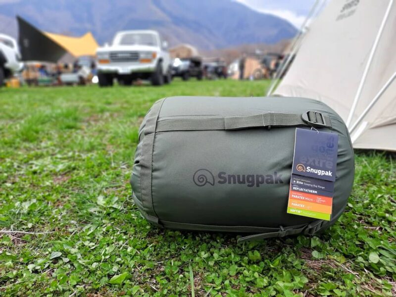 宿泊キャンプイベントに参加するべく、シュラフ「Snugpak Softie Elite