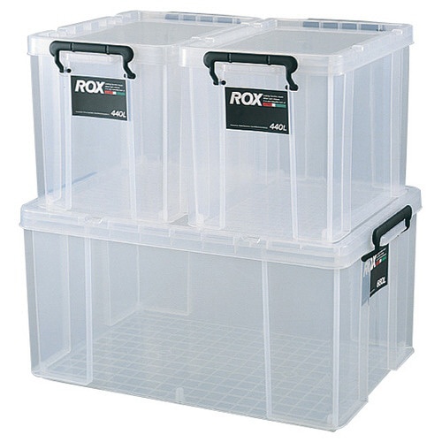 天馬 ロックス 660L W440×D660×H320mm クリア 1個（ご注文単位1個