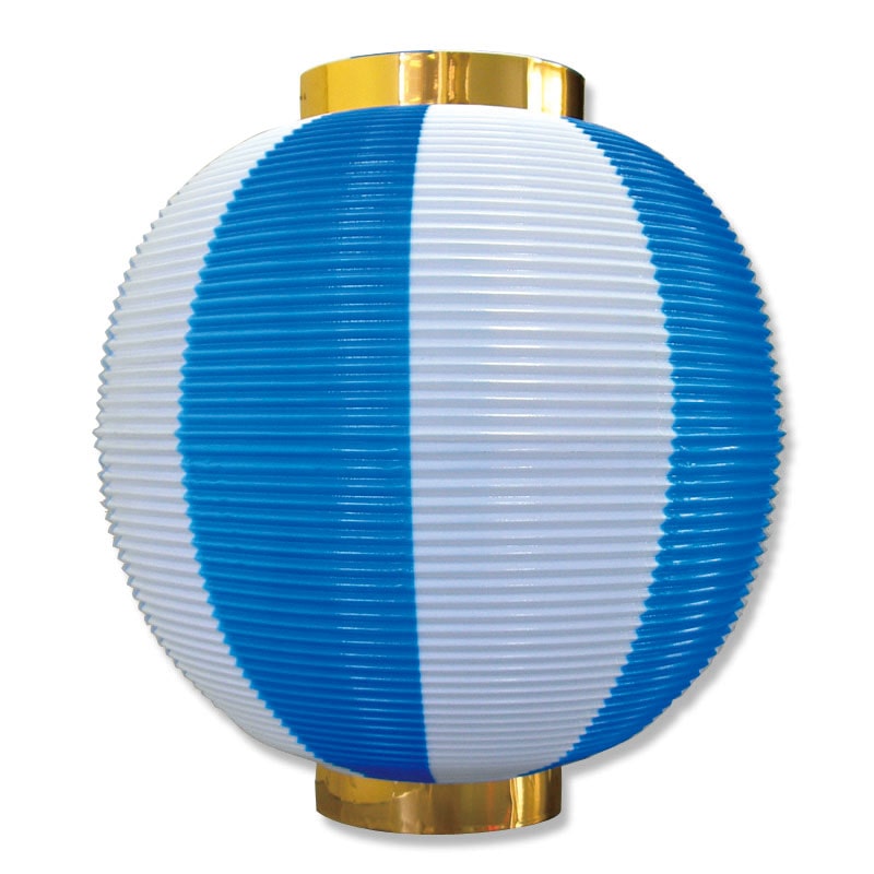 P・O・Pプロダクツ ポリ提灯 ストライプカラーちょうちん 260×270mm