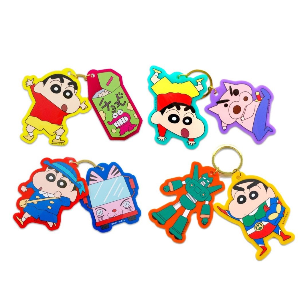 カラーアクリルキーホルダー チョコビ／ぶりぶりざえもん／幼稚園バス