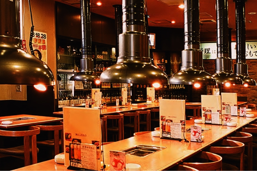 上引き式フード - 焼肉無煙ロースターパイオニアメーカーのシンポ株式