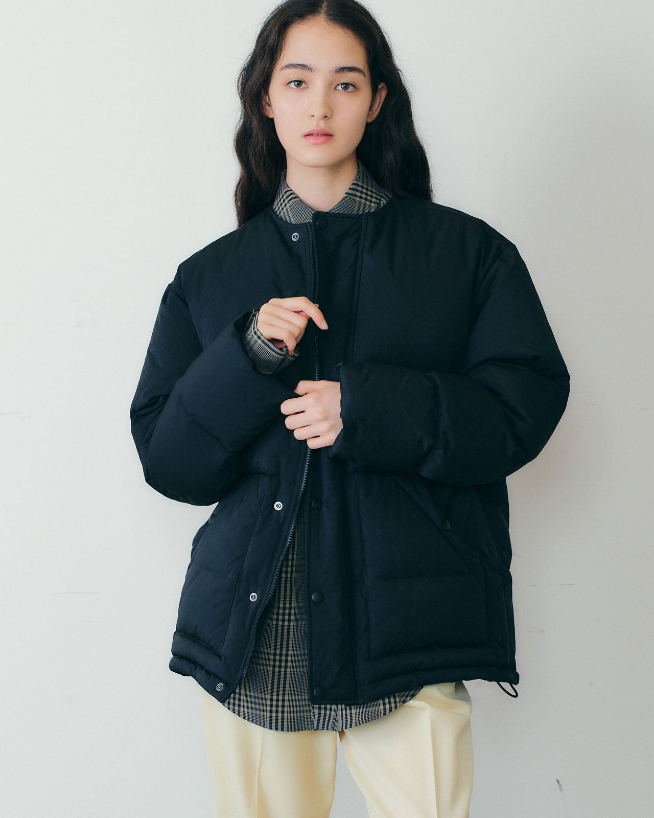 SUEDE COLLAR DOWN JACKET – Shinzone