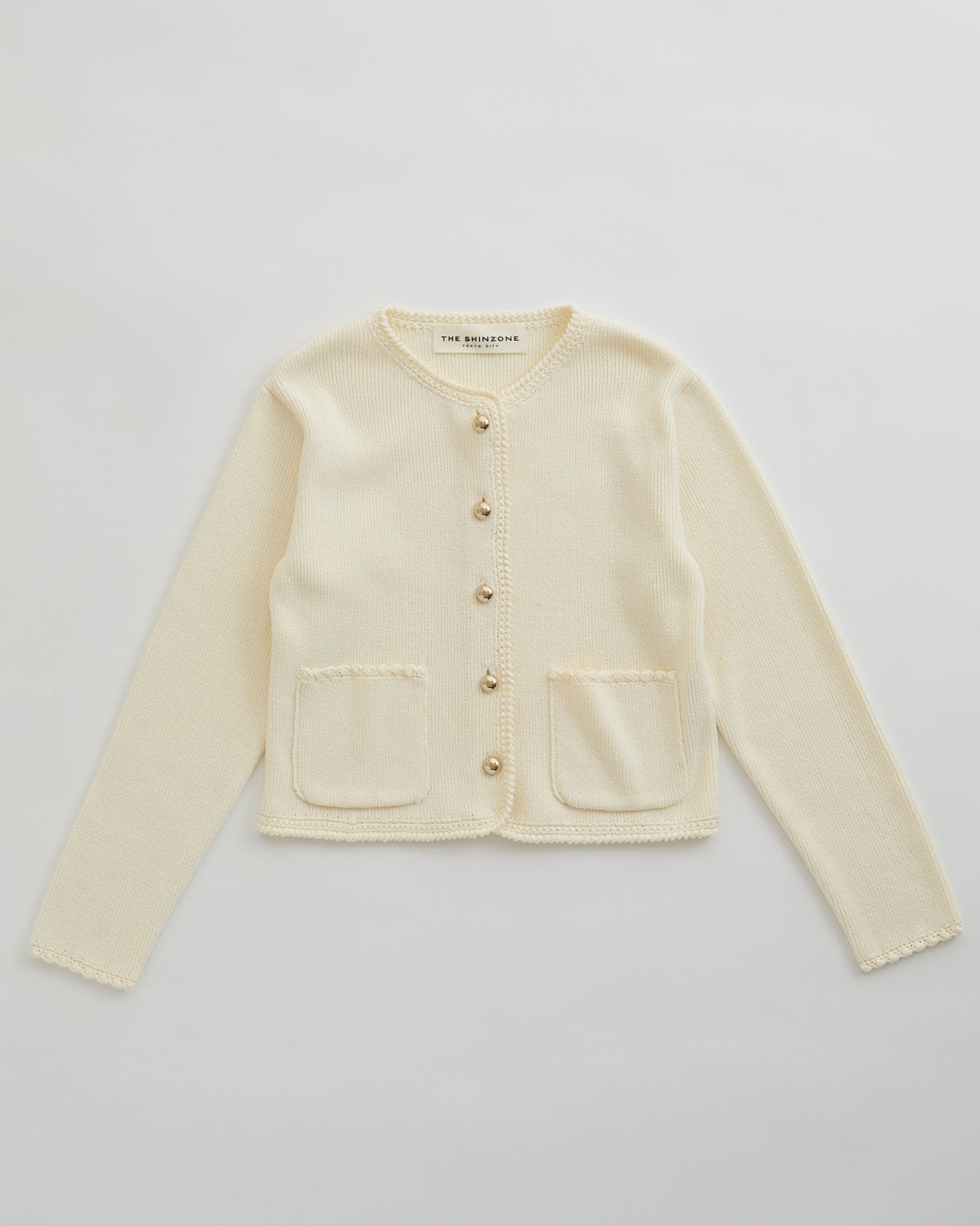 BOUCLE KNIT JACKET – Shinzone