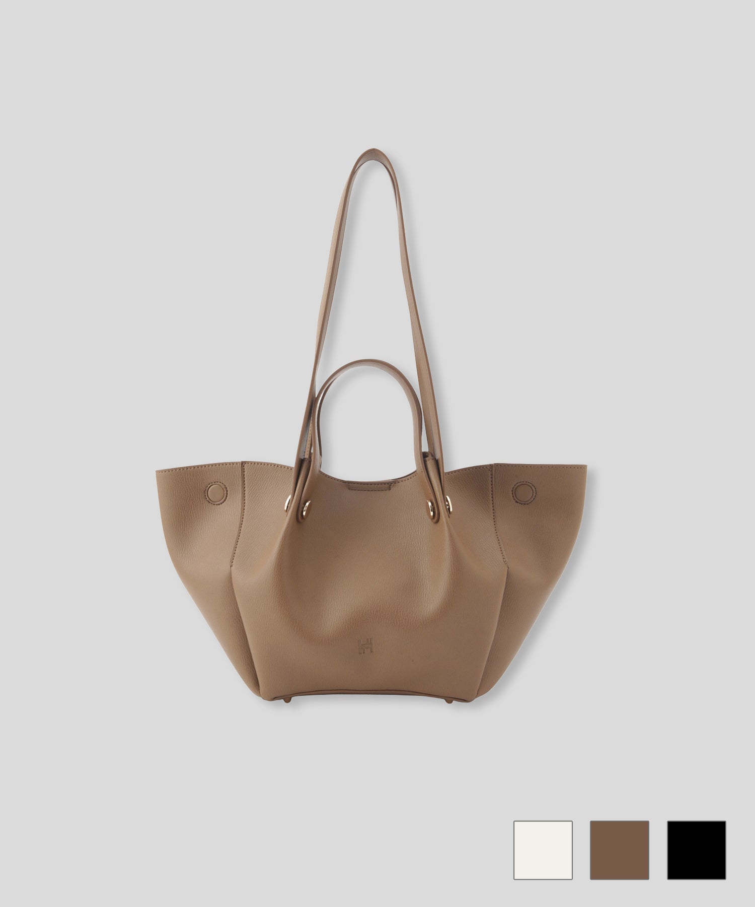 4/下旬頃発送予定！petal shape 2WAY バッグ ( ポーチ付き ) KINO THE