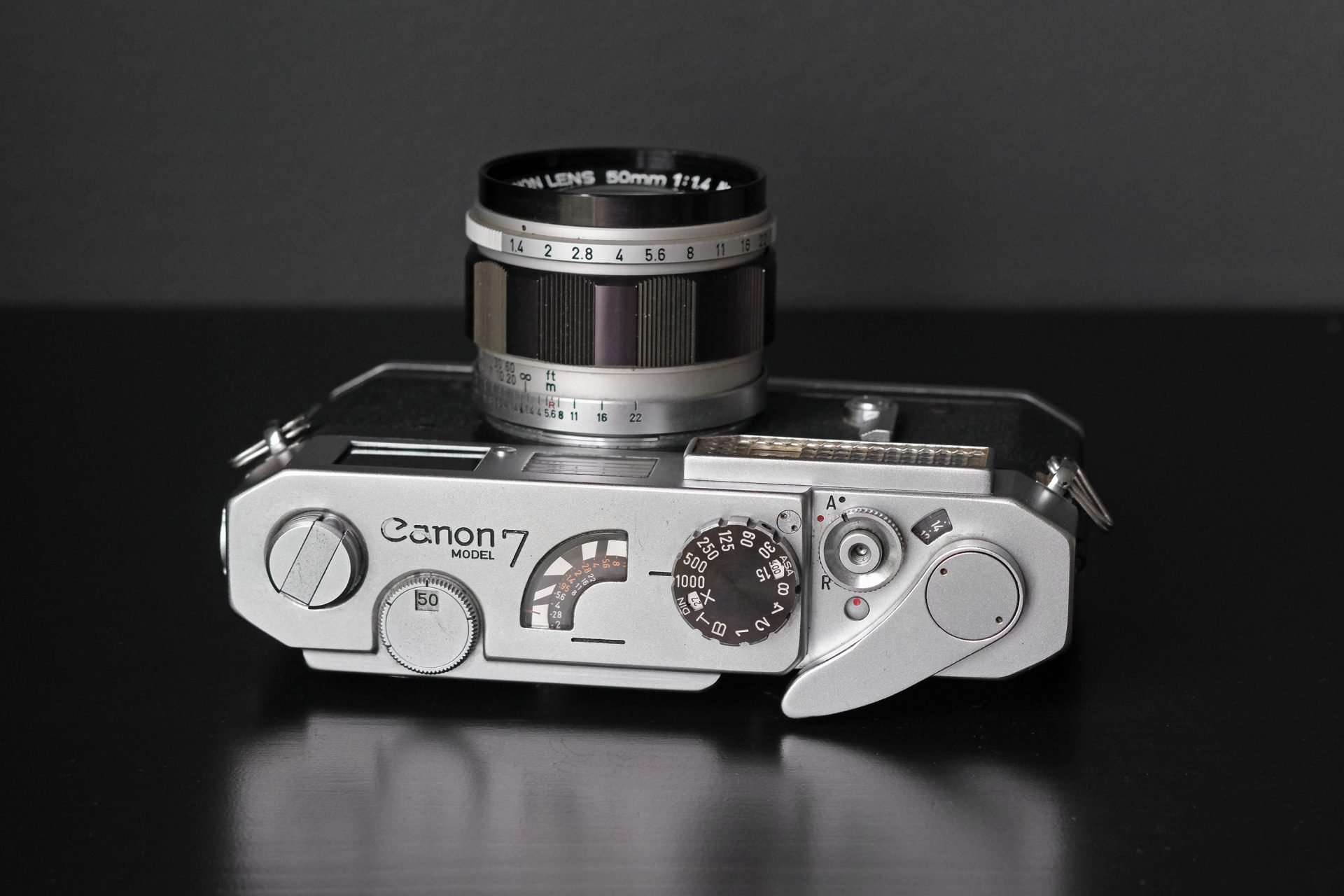 Canon 7 Rangefinder Film Camera & 50mm f/1.4 Lens - Buy Online at