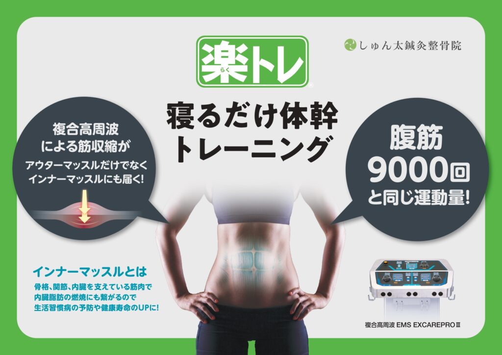 寝たままで簡単に体幹トレーニング！腰痛・生活習慣病の改善予防に効果