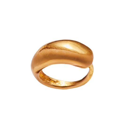 FARO LA MOLA - Handmade gold plated ring | Simuero
