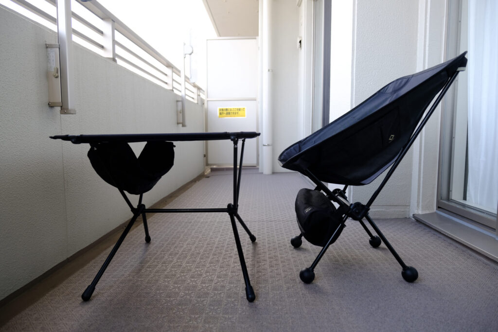 レビュー】ヘリノックス「タクティカルチェア L/タクティカルテーブル