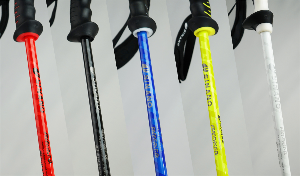 スキーストック シナノ【フリーFAST-α】スキーポール 伸縮 アルミ