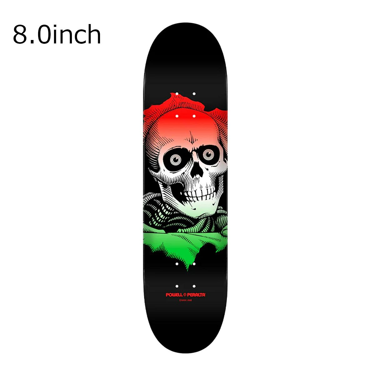 パウエルペラルタ スケート ボード デッキ スカル アンド ソード
