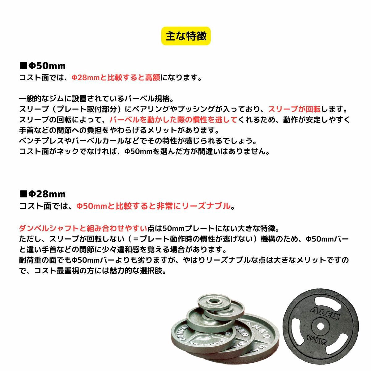 イヴァンコ IVANKO OCB キャリブレーションラバーバーベルプレート