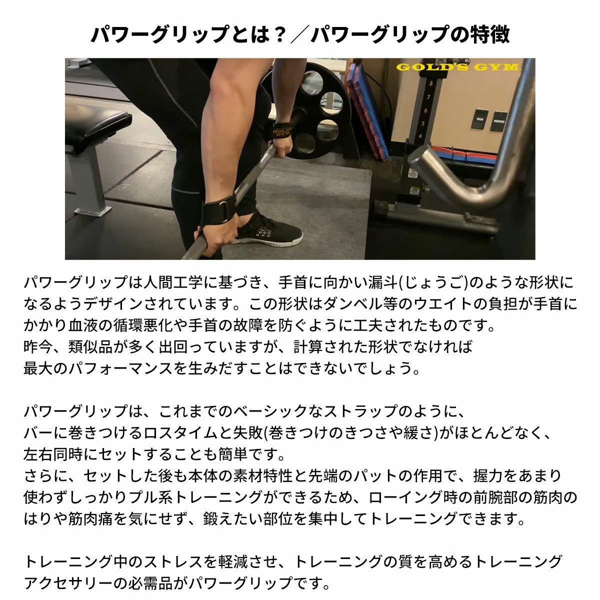 ゴールドジム パワーグリップ (プロタイプ) バーサグリップ ヴァーサ