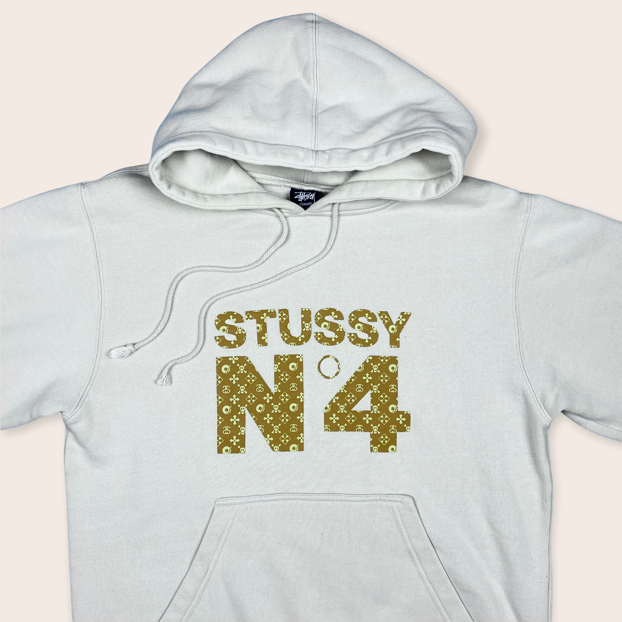 2000's) Stussy Monogram N4 Logo graphic hoodie - S – Since'99 Vintage