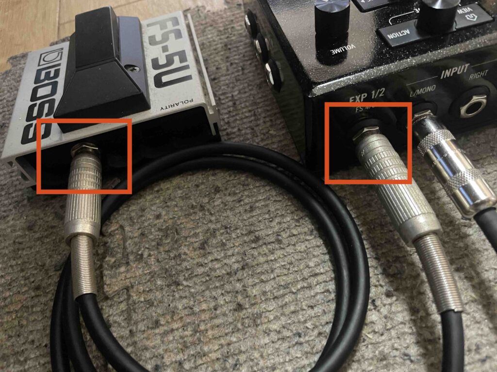 HX STOMPフットスイッチの基本操作の方法【BOSS FS-5Uで外部フット