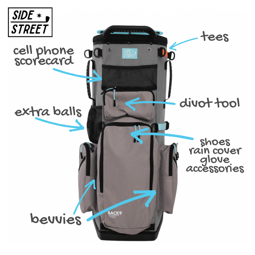 Side Street Golf - Home of the Back9 golf club backpack.