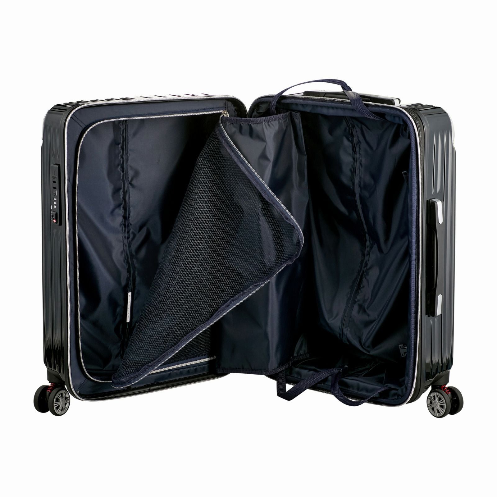 抗菌 拡張スーツケース Mサイズ ジッパータイプ TRIDENT TRI2035K-56