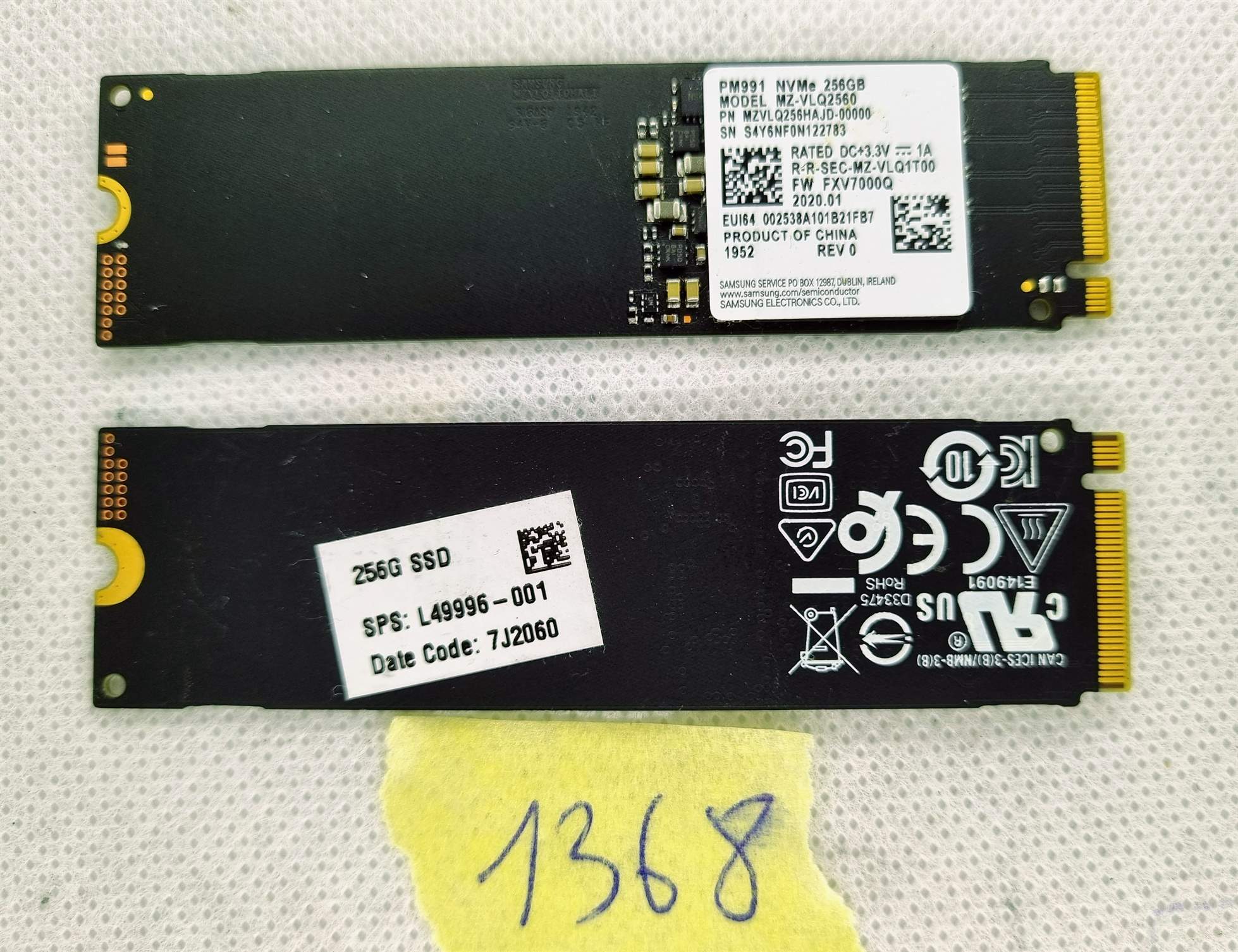 Samsung-PM991-MZ-VLQ2560-256GB