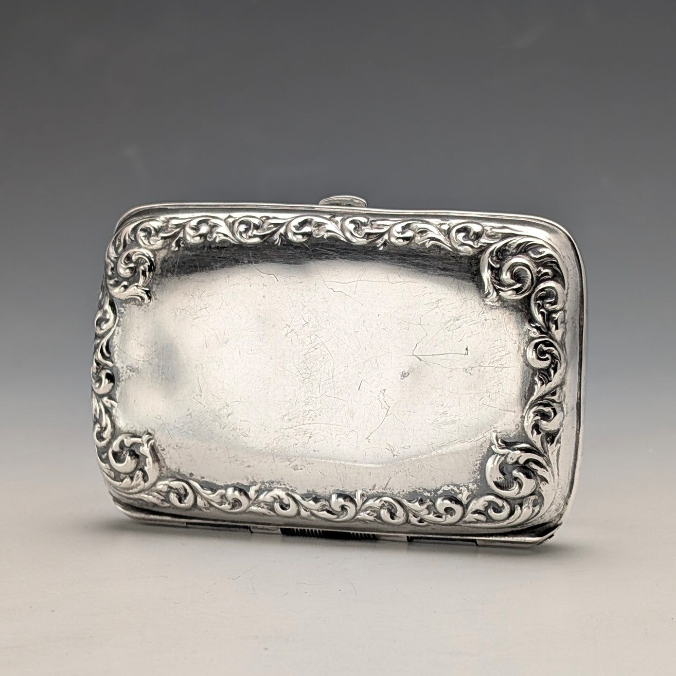 1893年 英国アンティーク 純銀製 ティーキャディースプーン 11.4g