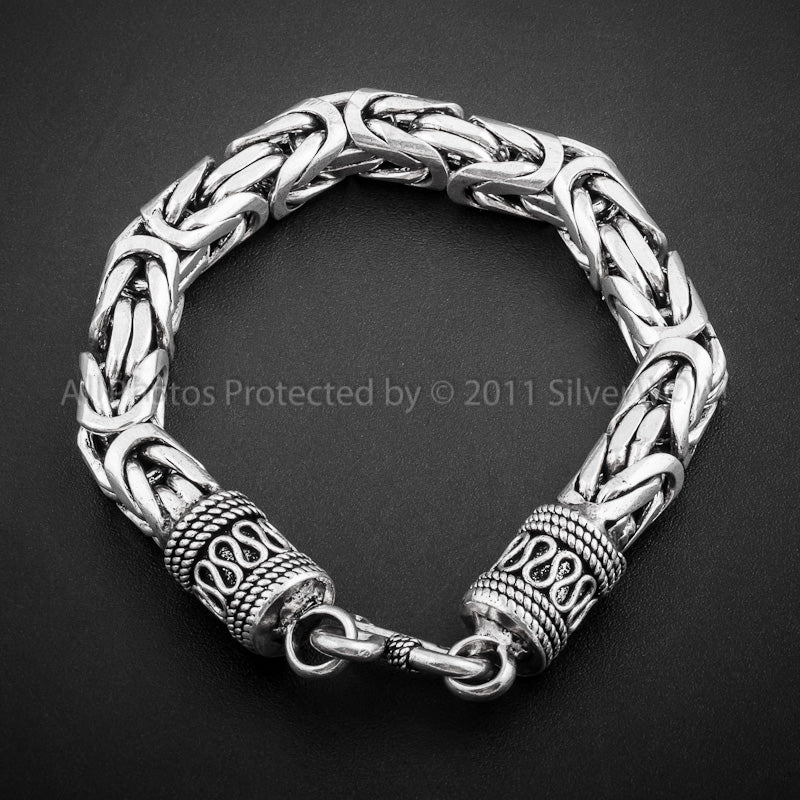 Bali Byzantine Borobudur Bracelet 10mm | Silverwow.net – SilverWow™