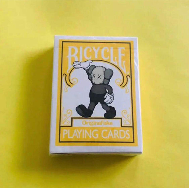 Kaws Original Fake Yellow Bicycle Playing Cards – Silent Stage Gallery