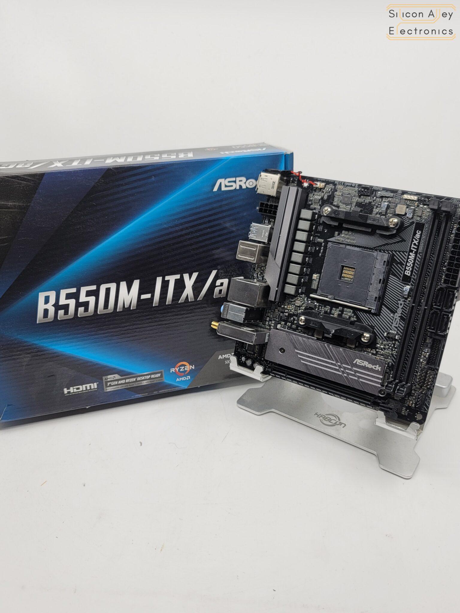 ASRock B550M-ITX/ac AMD AM4 ITX Motherboard - Silicon Alley