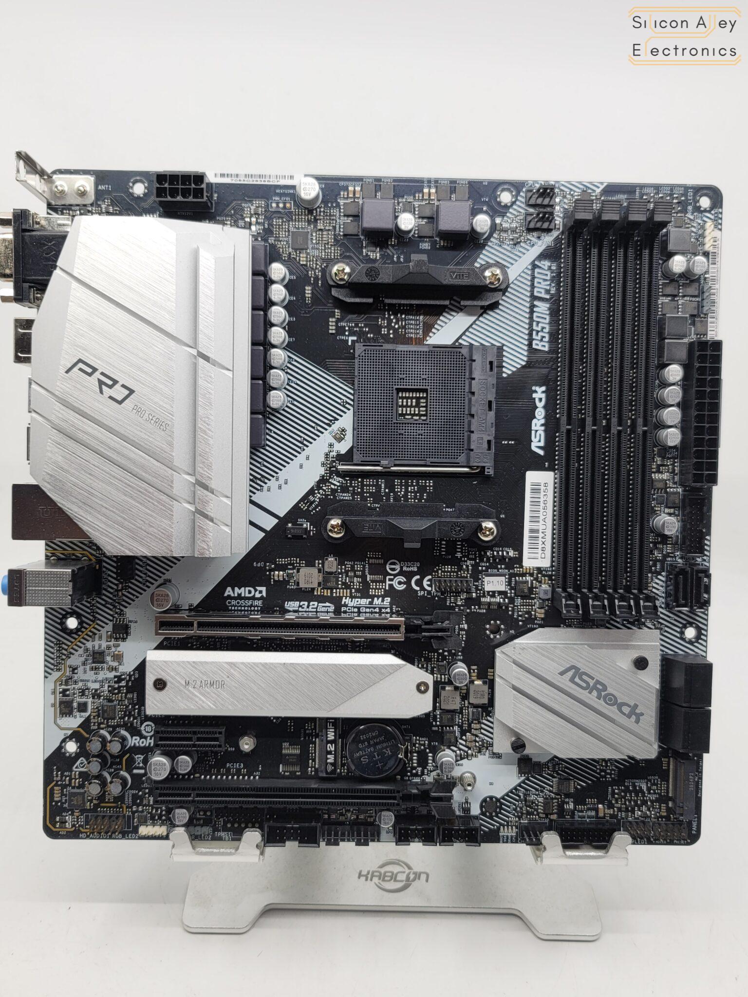 ASRock B550M Pro4 AMD AM4 Micro ATX Motherboard - Silicon Alley