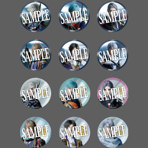 花影ゆれる砥水】ランダム缶バッジ（戦闘ver.）