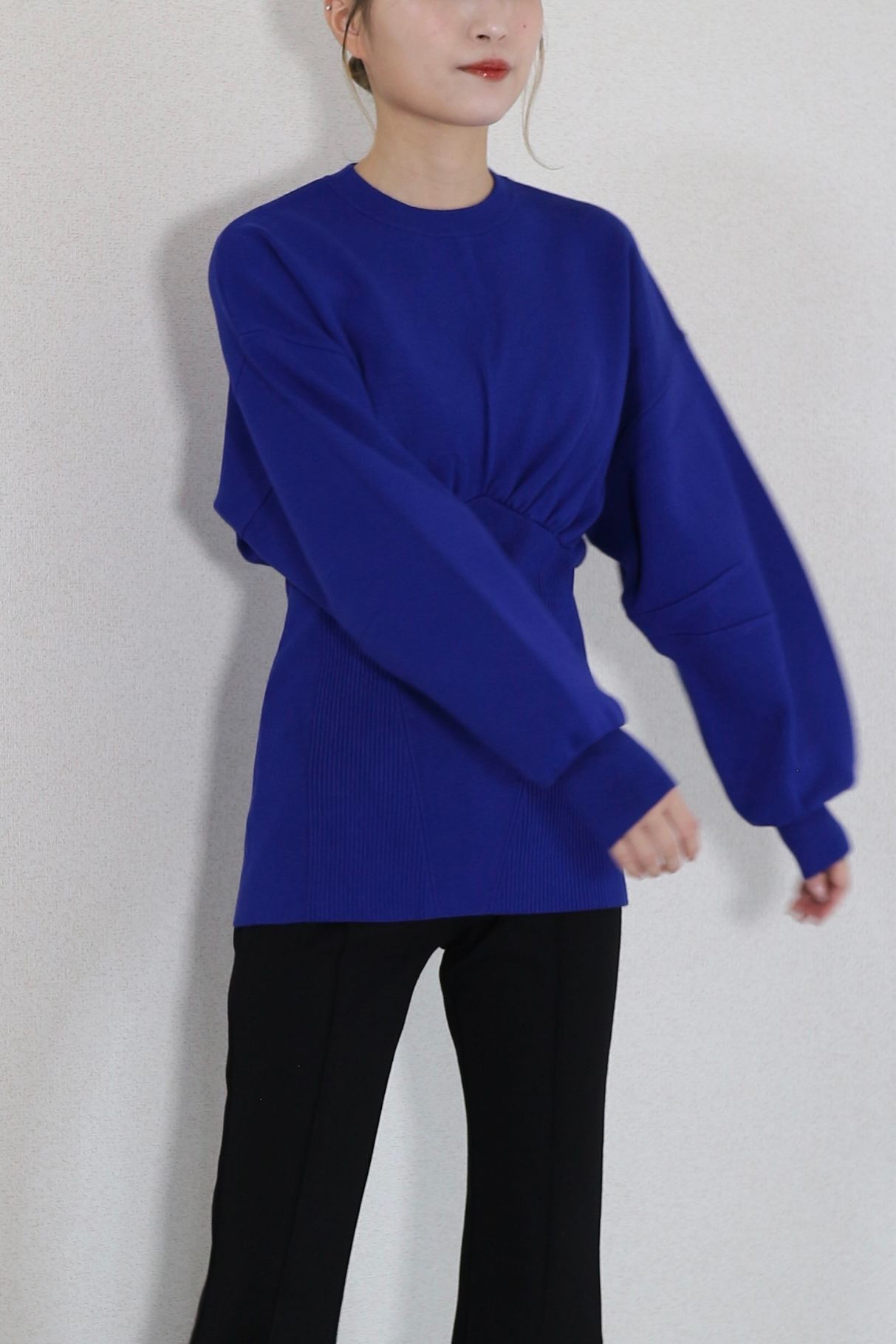 UN3D. - WAIST SHAPE VOLUME KT / ウエストシェイプボリュームニット