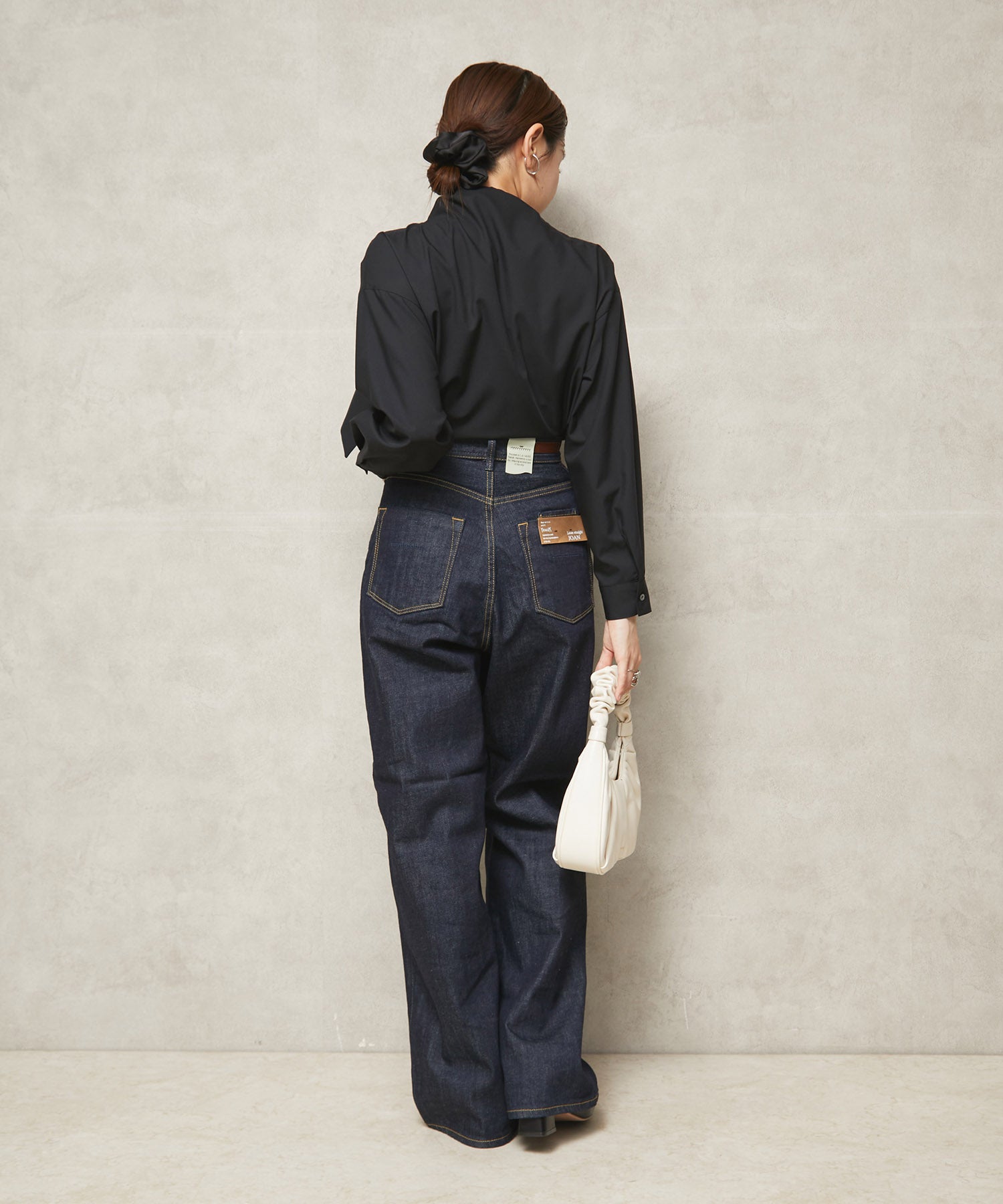 YANUK】JOAN スラブデニムルーズストレート インディゴ – Sirin Online