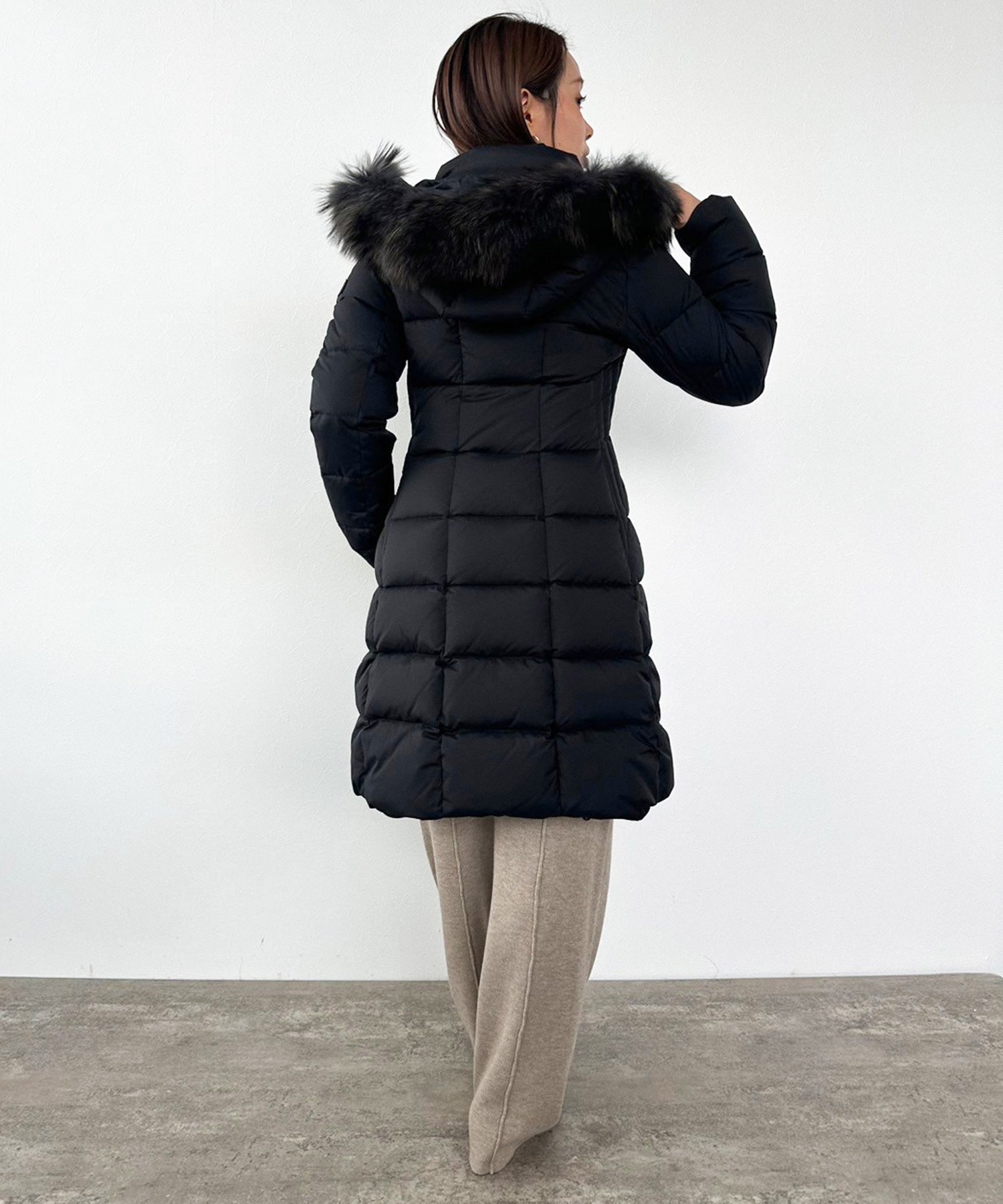 TATRAS ネイビー ダウンジャケット ロング丈 【公式通販】