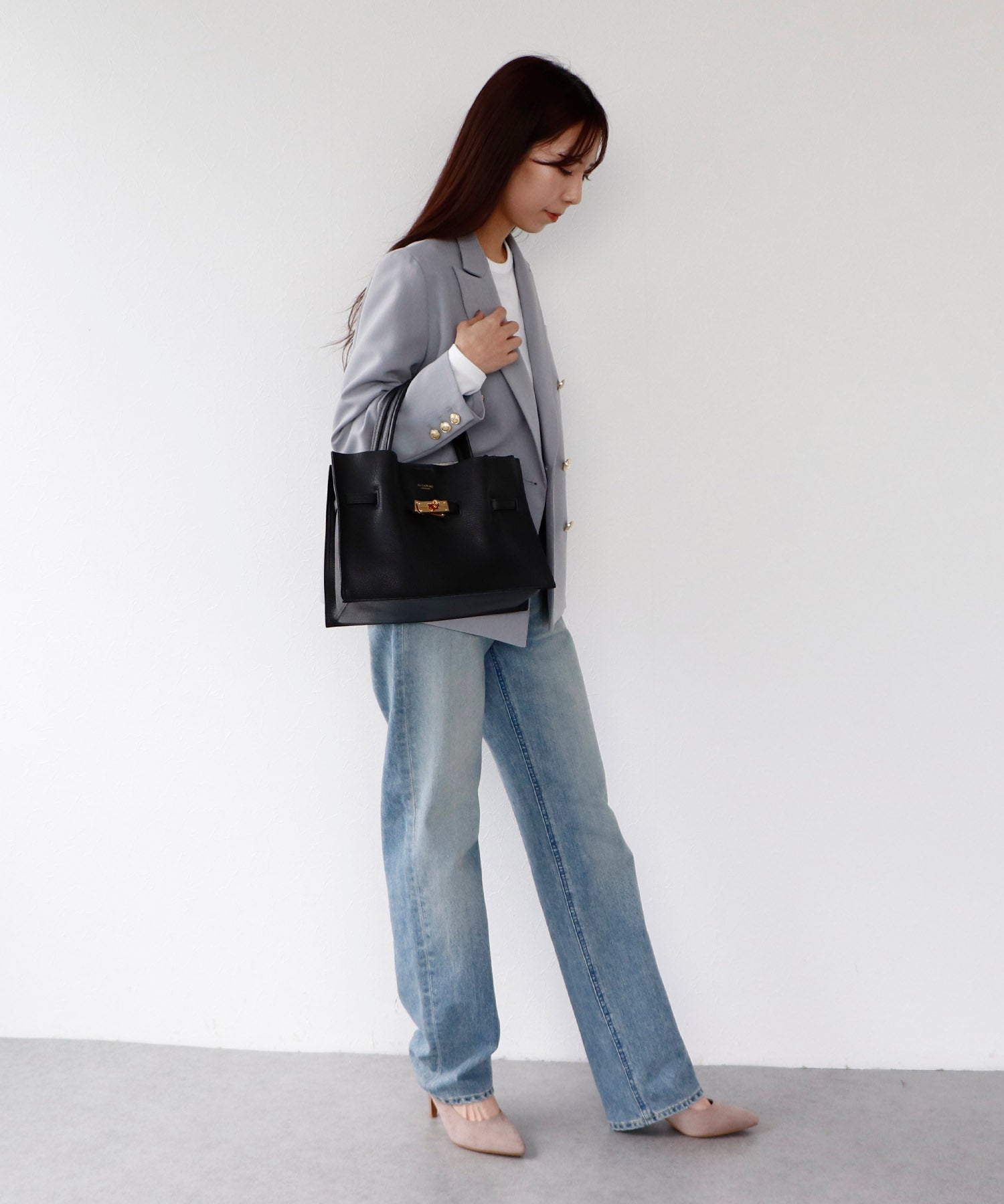 YANUK】LEA ローライズボーイズストレート サックス – Sirin Online Store