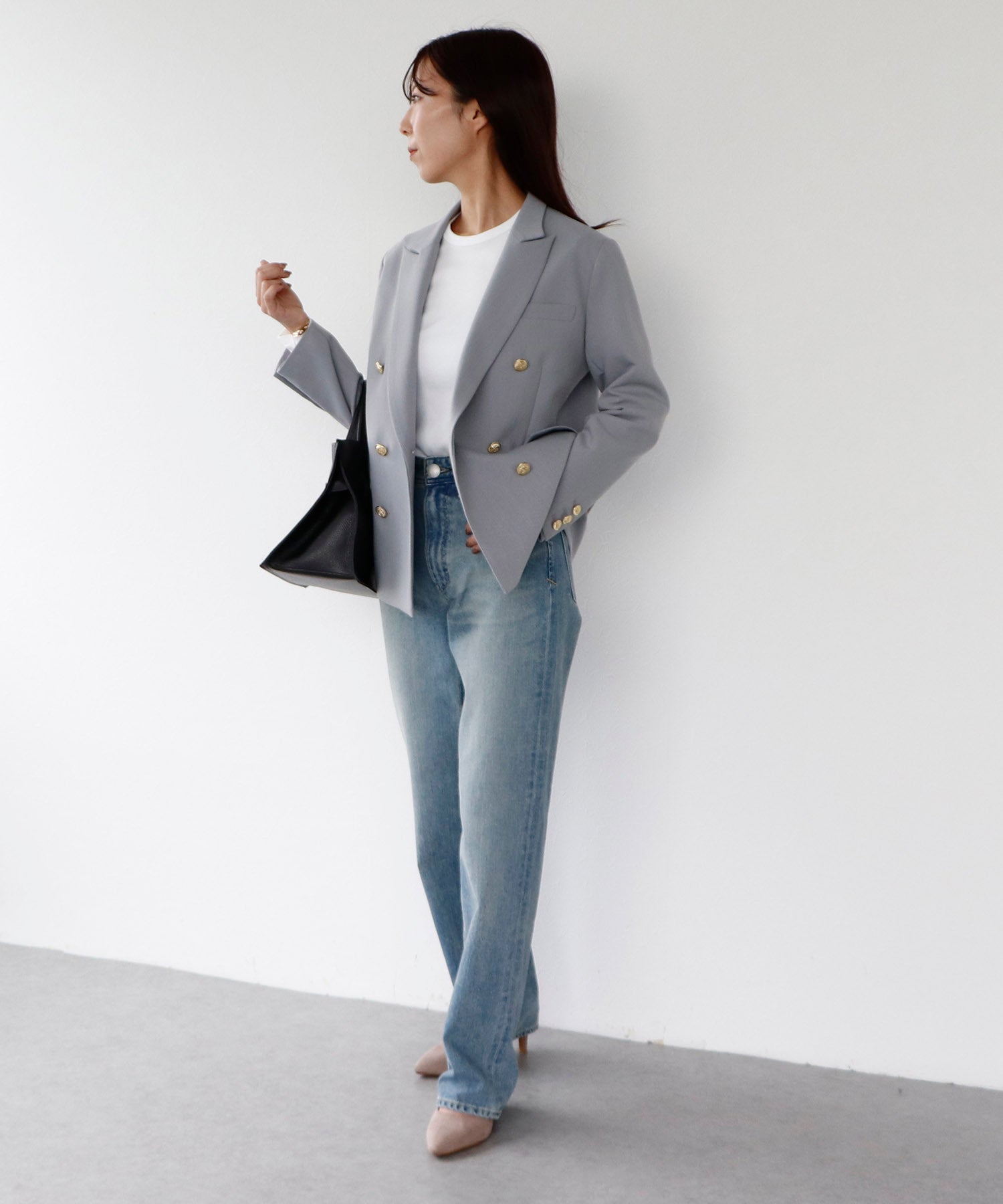 YANUK】LEA ローライズボーイズストレート サックス – Sirin Online Store